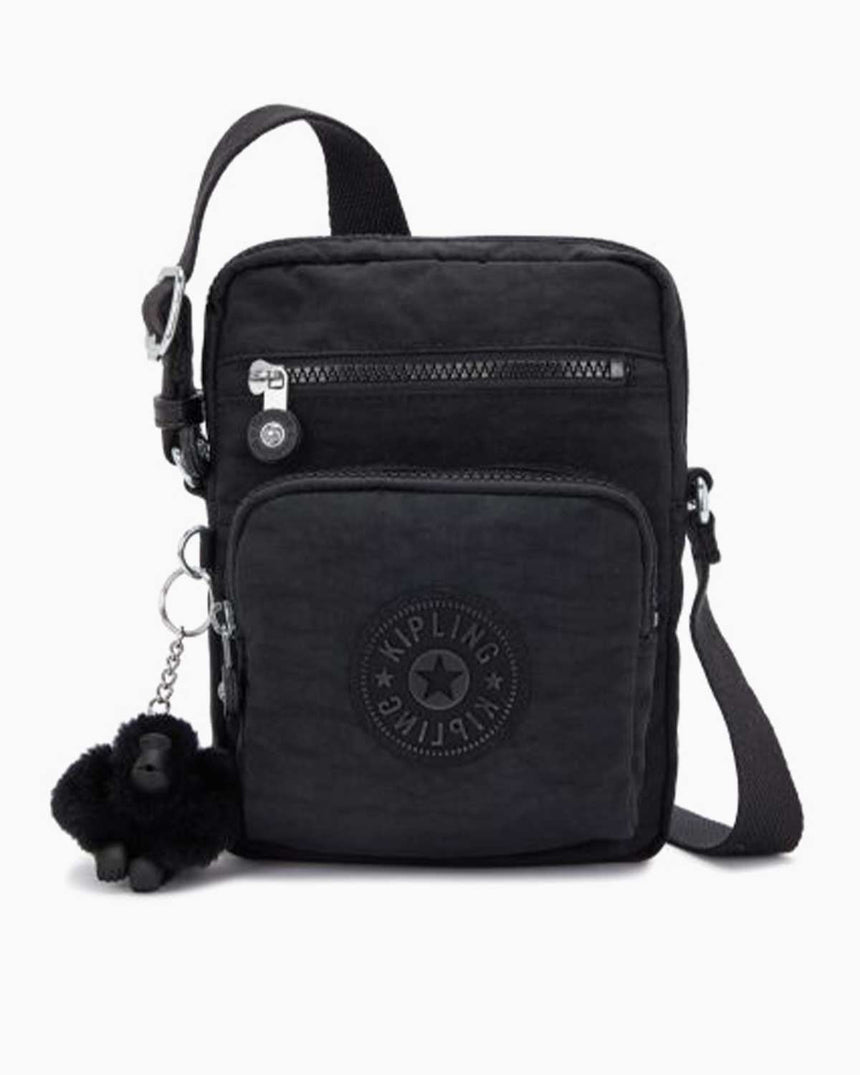 Kipling Gunne Ayarlanabilir Çapraz Askılı Çanta Black Noir