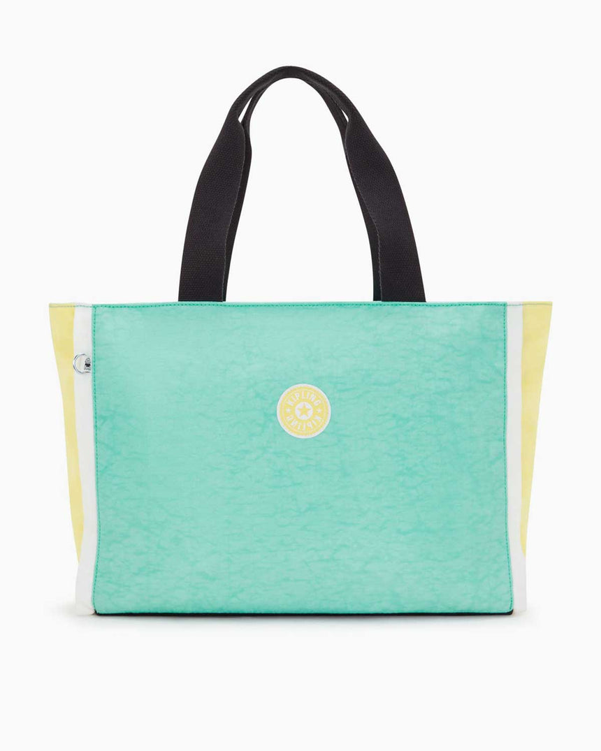 Kipling Nalo Large Tote Compartment Omuz Çantası Lively Teal