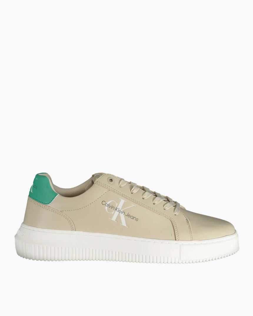 Calvin Klein Chunky Sole Erkek Sneaker Eggshell/ Bahama Green