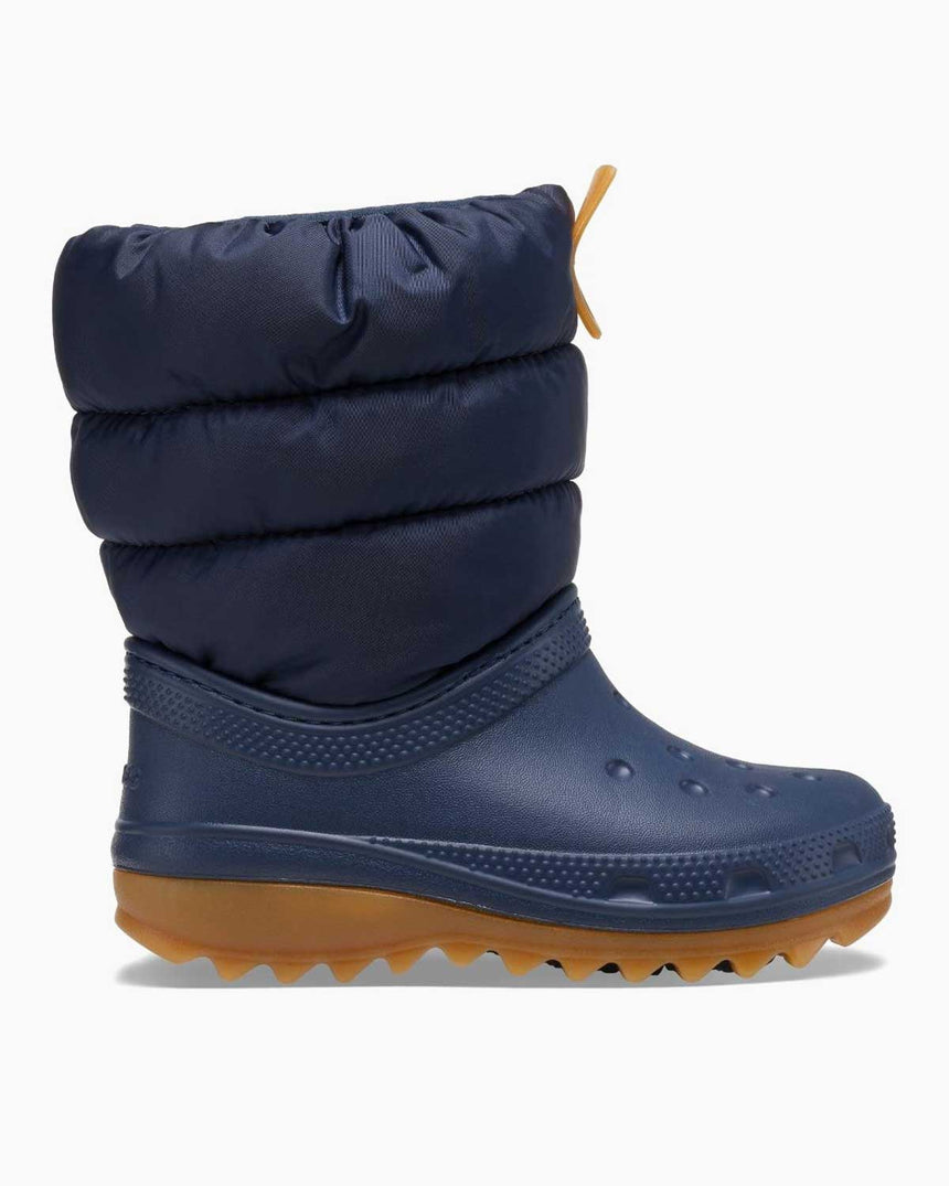 Crocs Classic Neo Puff Çocuk Kar Botu Navy