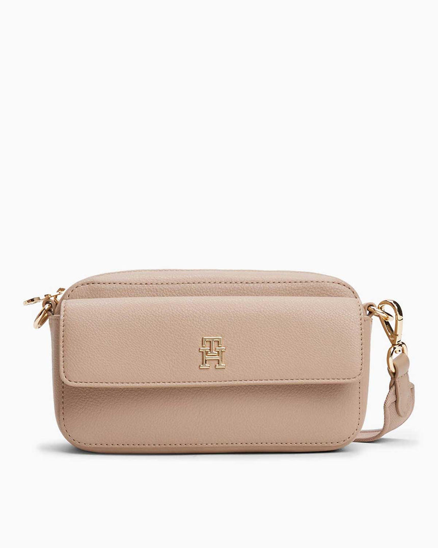 Tommy Hilfiger Distinct Kadın Kamera Çantası Coastal Taupe