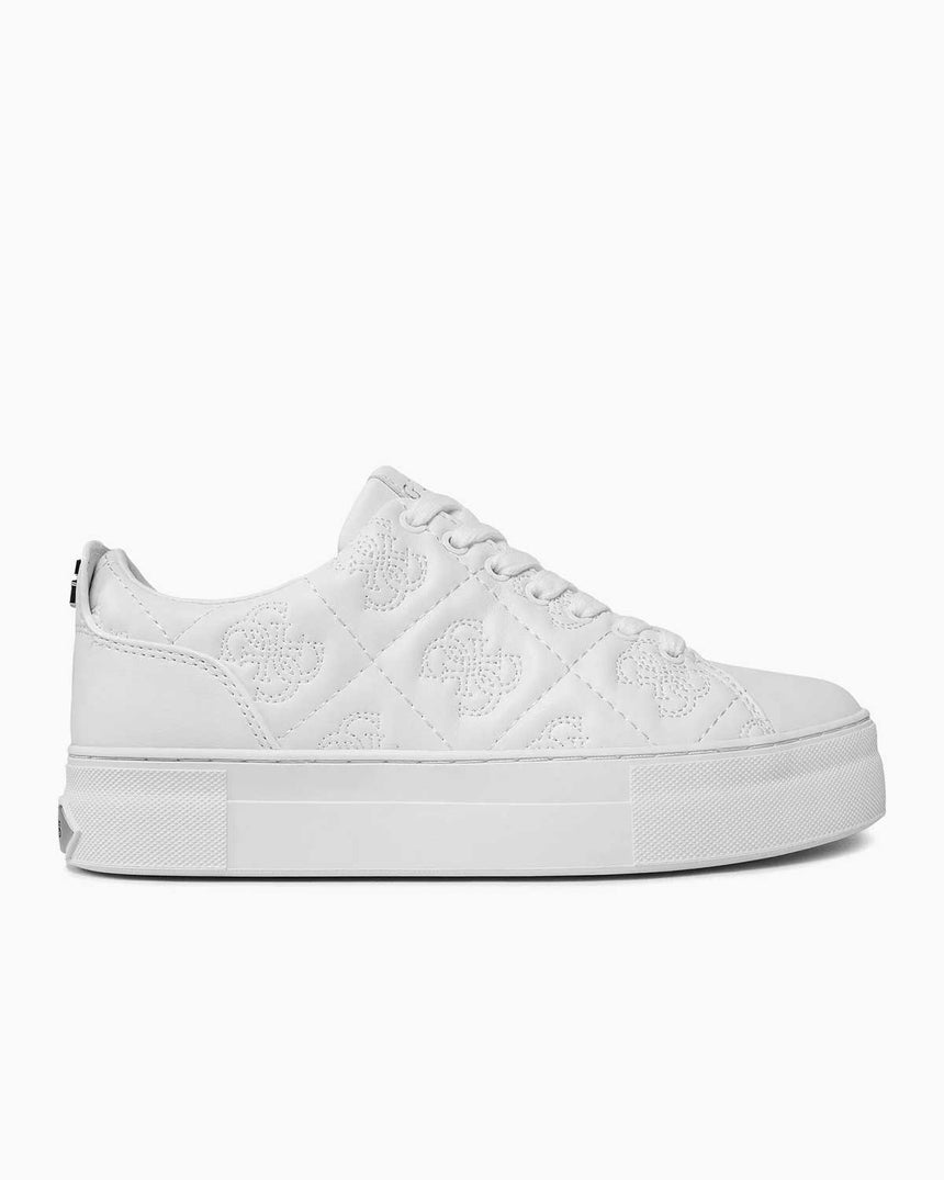 Guess Gianele Peony Logo Sneakers White