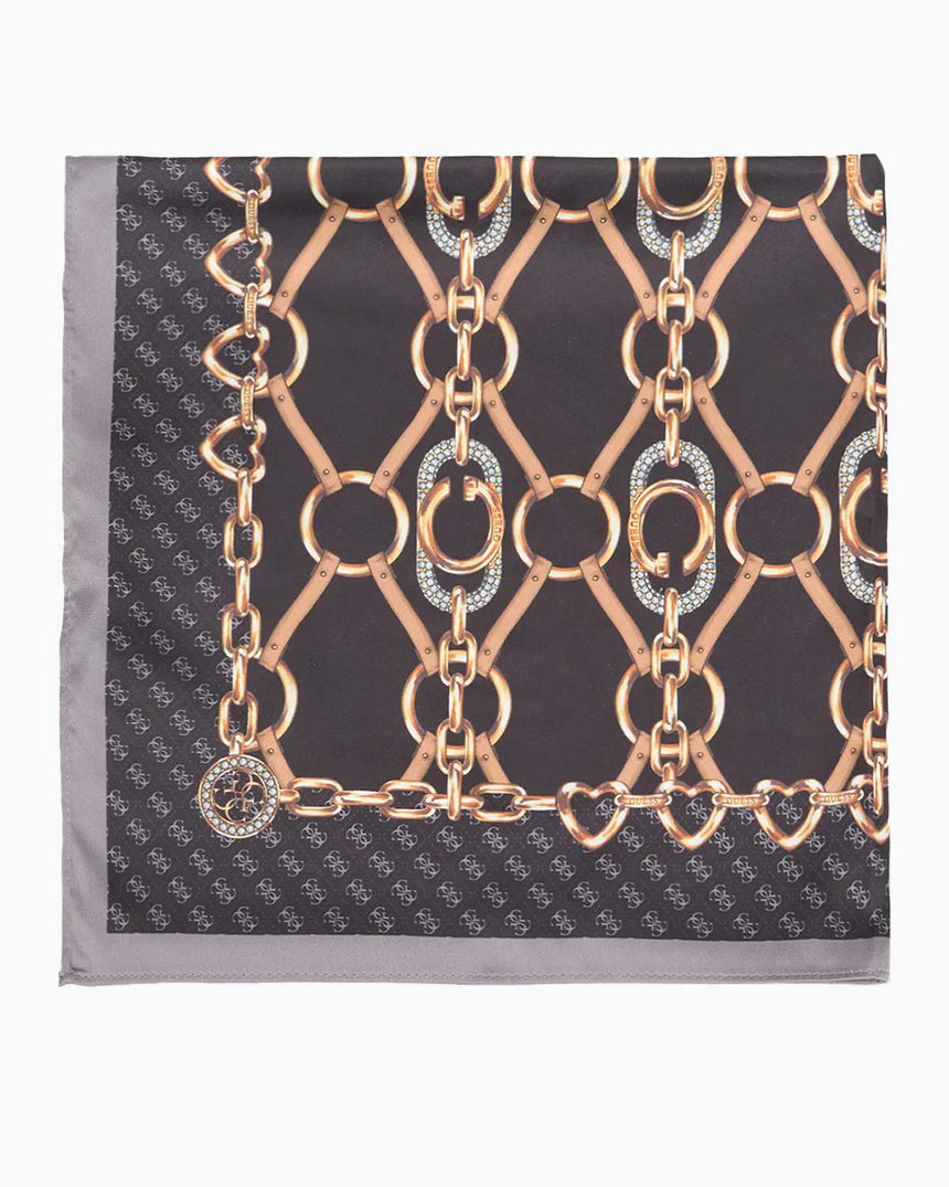 Guess Printed Kadın Fular Black