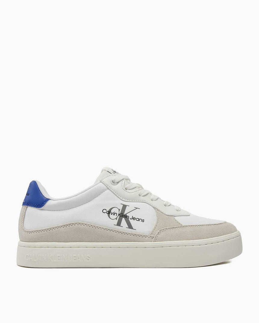 Calvin Klein Classic Cupsole Low Top Sneaker Bright White/Sapphire Blue