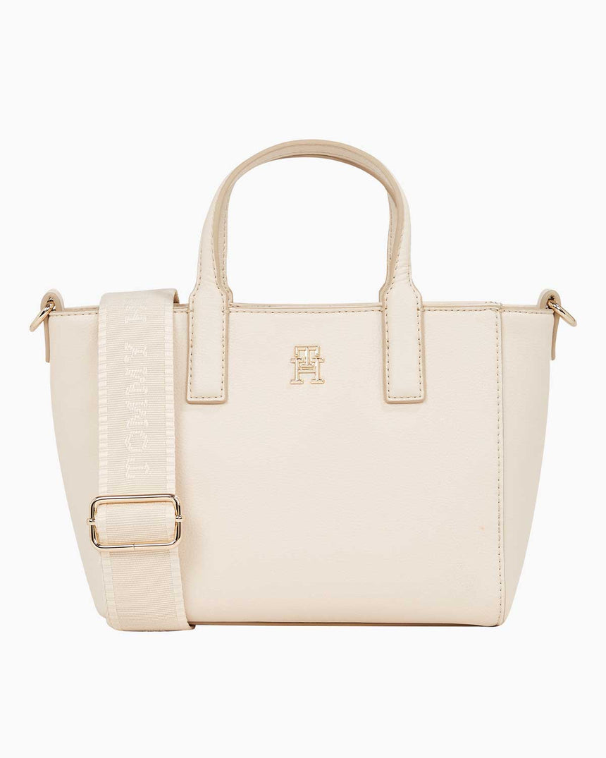 Tommy Hilfiger Soft Logo Mini Tote El Çantası Sugarcane