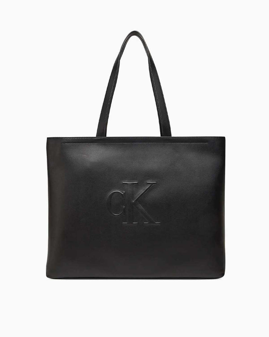 Calvin Klein Sculpted Slim Tote El Çantası Black