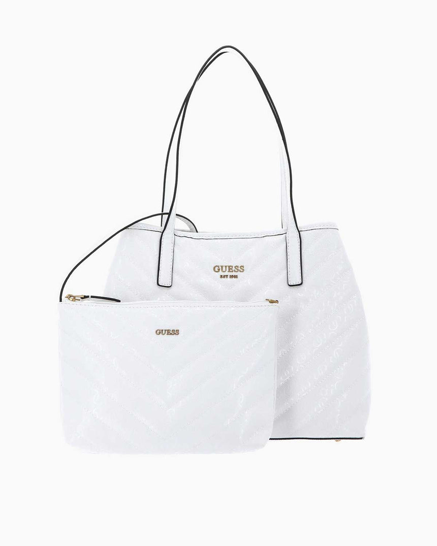 Guess Vikky Tote Omuz Çantası White