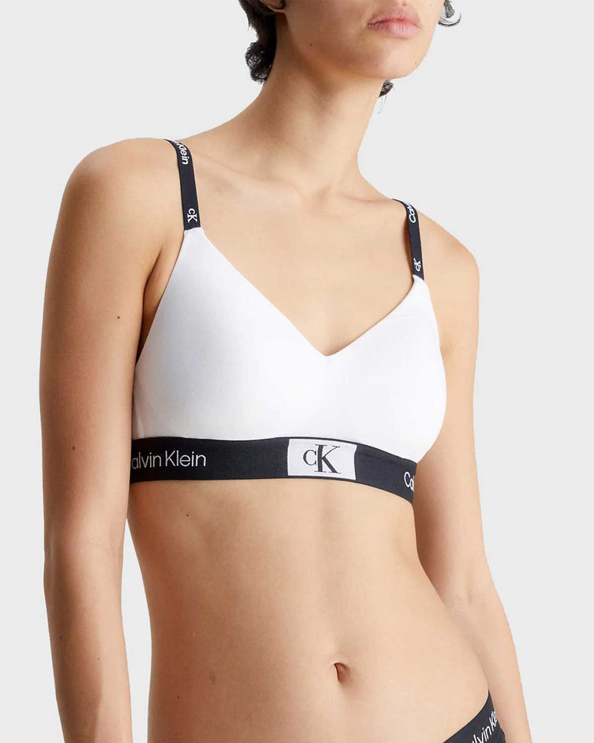 Calvin Klein Lghtly Lined Bralette White
