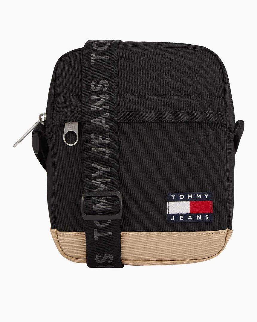 Tommy Hilfiger Ess Daily Squared Reporter Çapraz Askılı Çanta Black