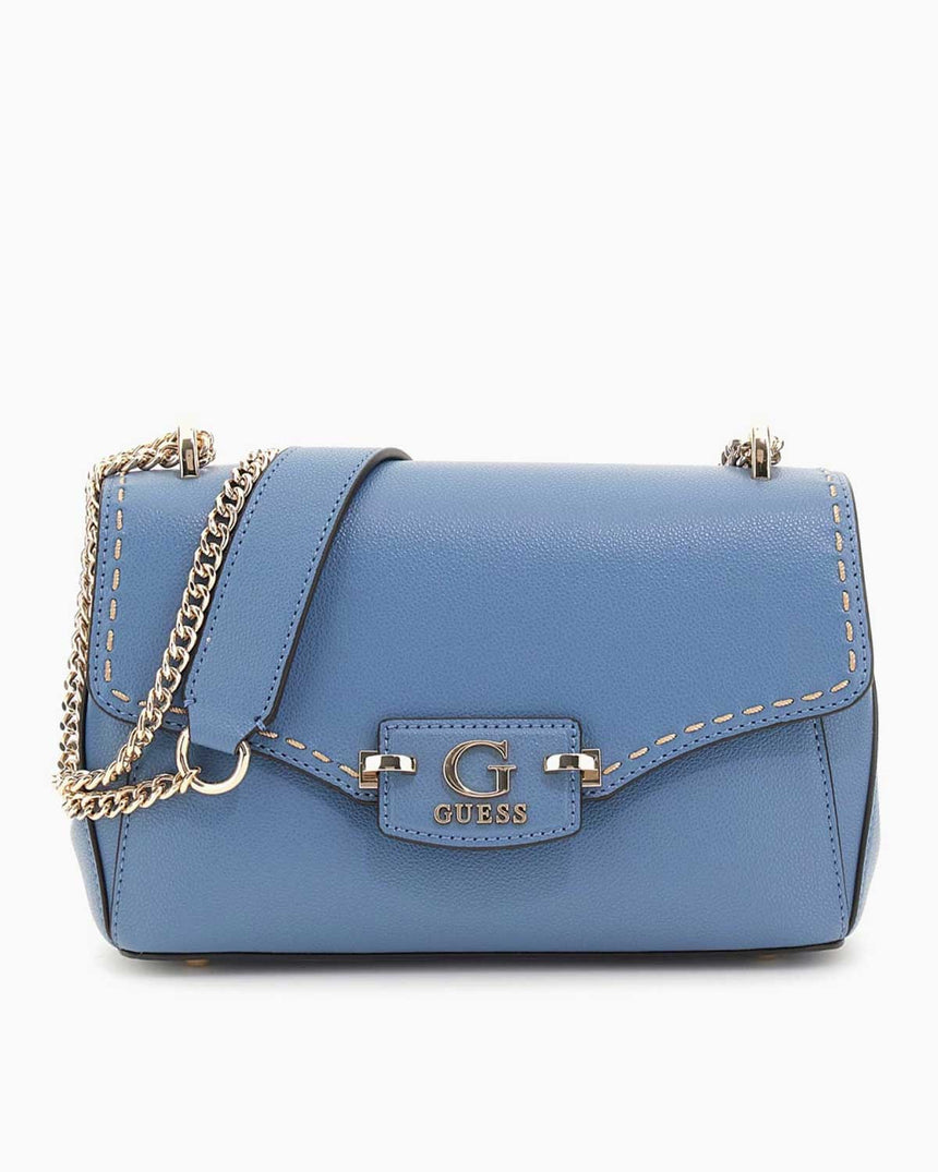 Guess Anadela Flap Zincir Detaylı Omuz Çantası Slate