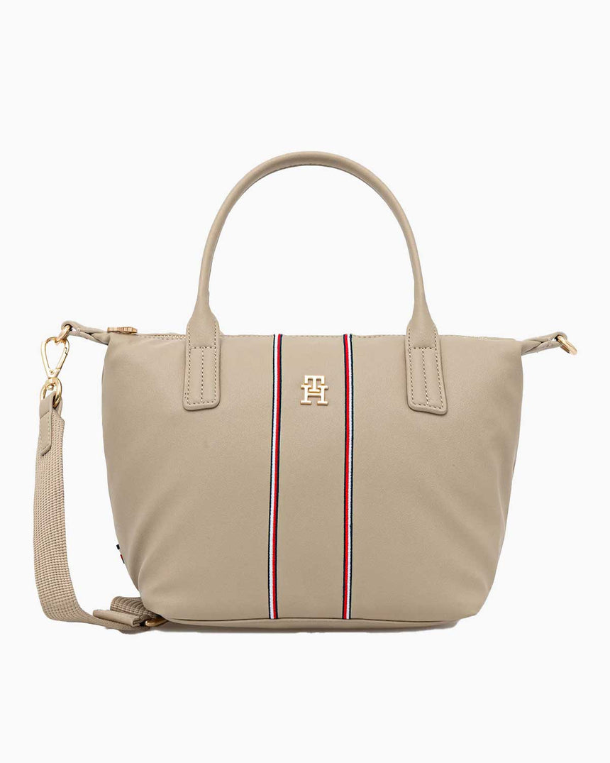 Tommy Hilfiger Popette Soft Kadın Mini El Çantası Sandalwood Corp
