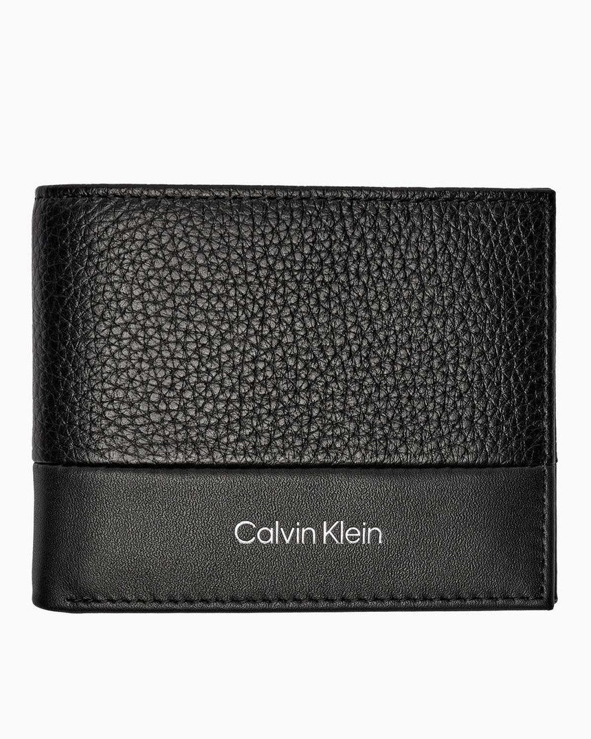 Calvin Klein Subtle Bifold Wallet Cüzdan Ck Black Pebble And Smooth