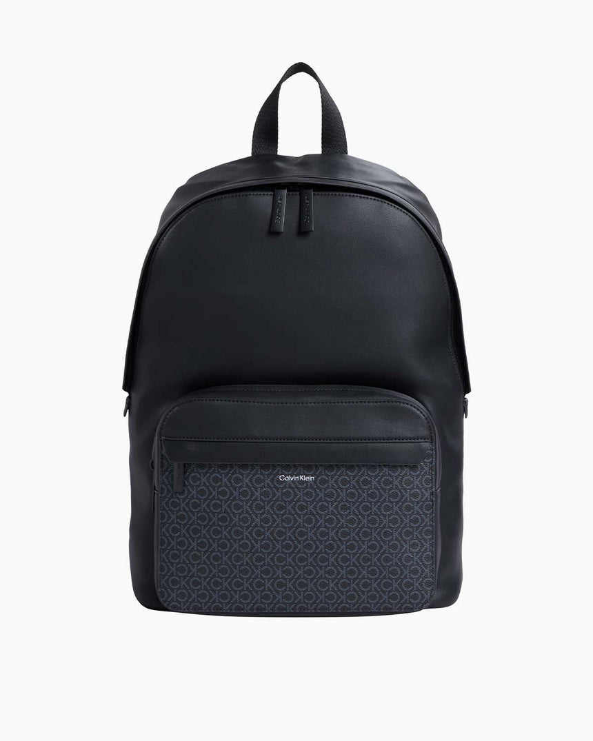 Calvin Klein Must Round Mono Sırt Çantası Classic Mono Black