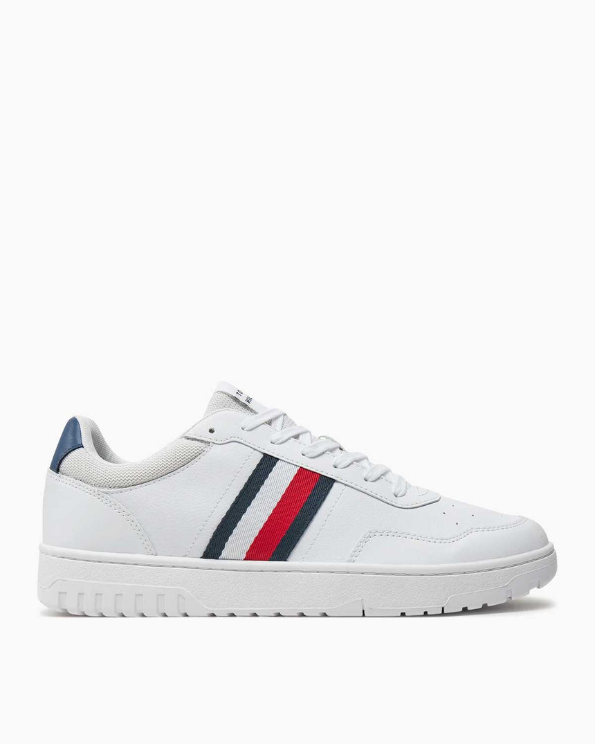 Tommy Hilfiger Basket Core Mid Top Sneakers White