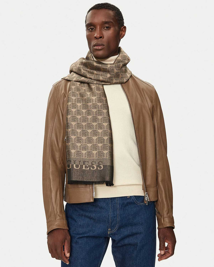 Guess Textile Scarf Şal Beige