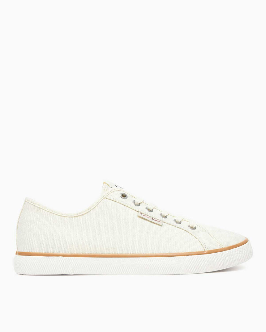 Calvin Klein Monaco Düşük Bilek Erkek Sneaker Creamy White/B White/Tanzine