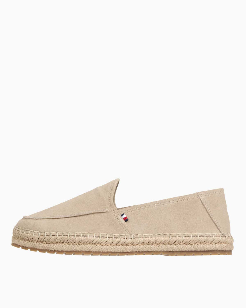 Tommy Hilfiger Flex Espadrilles Süet Ayakkabı Beige