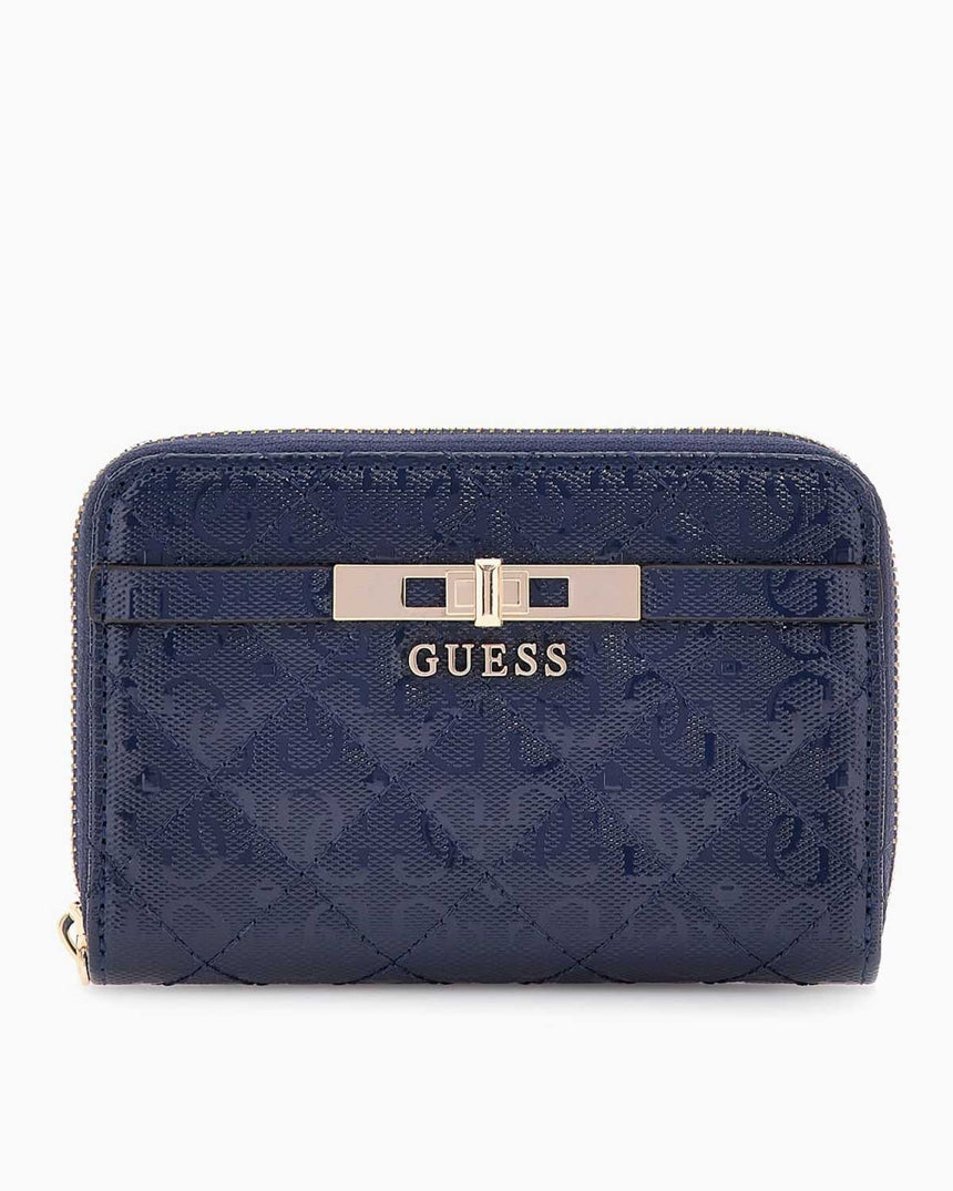 Guess Blane Idra Orta Boy Fermuarlı Kadın Cüzdan Midnight