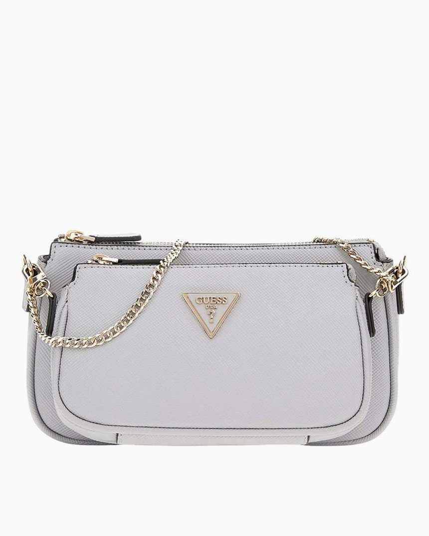Guess Noelle Pouch Crossbody Çapraz Askılı Kadın Çantası Lavendar Grey