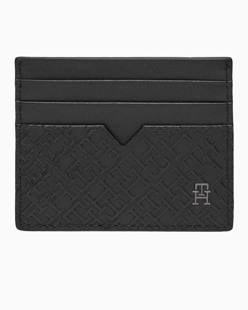 Tommy Hilfiger Monogram Cc Holder Kartlık Black