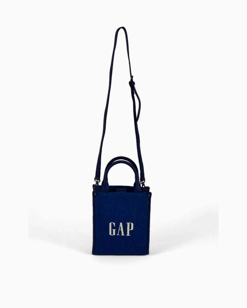 Gap Logo Detaylı Uzun Askılı Omuz Çantası Lacivert