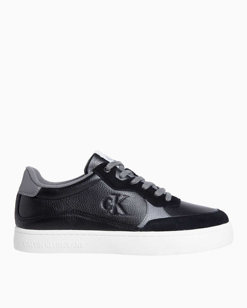 Calvin Klein Classic Cupsole Low Top Sneaker Black/Charcoal Grey/Bright White