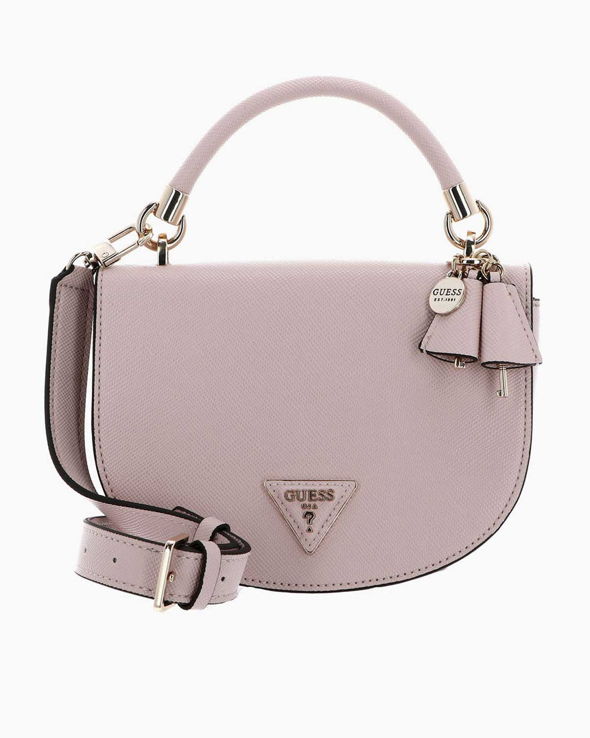 Guess Saddle Mini Aksesuarlı El Çantası Light Rose