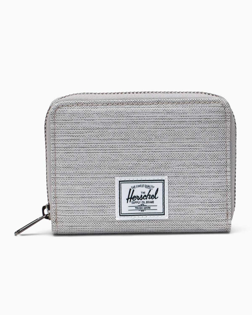 Herschel Tyler Wallet Fermuarlı Cüzdan Light Grey Crosshatch