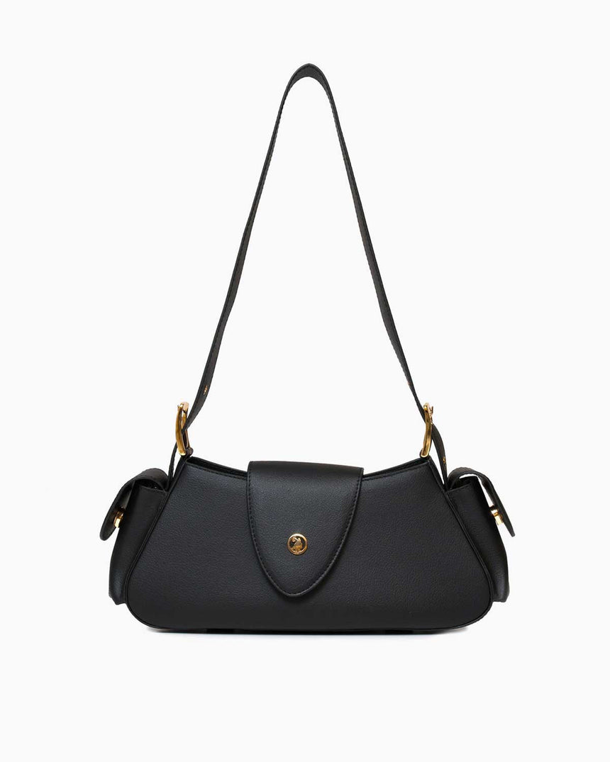 Us Polo Assn Mıknatıs Kapaklı El Çantası Siyah