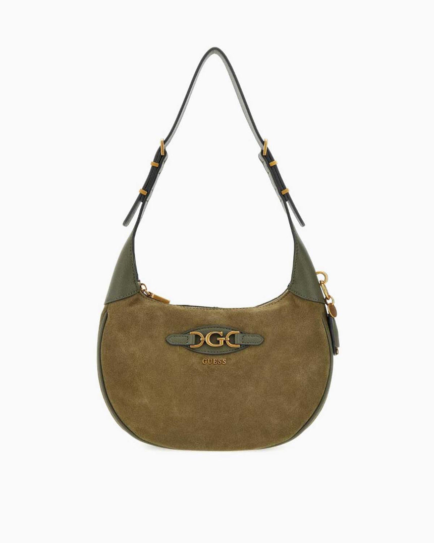 Guess Malva Hobo Süet Omuz Çantası
