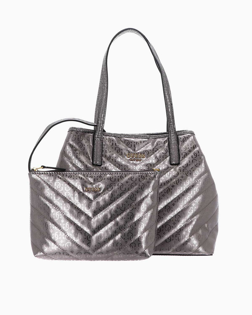 Guess Vikky Tote Omuz Çantası Pewter