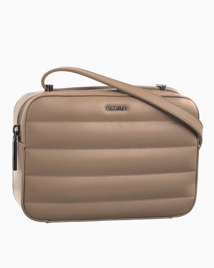 Calvin Klein Line Quilt Crossover Camera Bag Chanterelle
