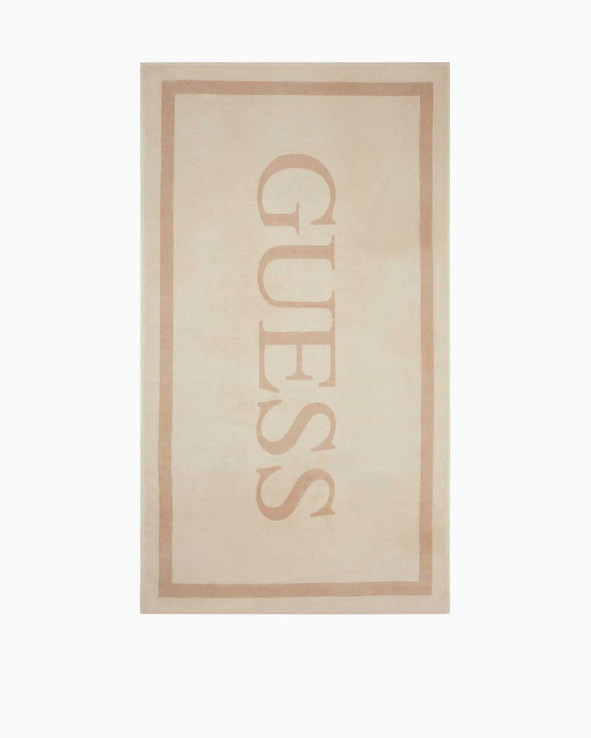 Guess Jacquard Frame Plaj Havlusu Sandy Shore