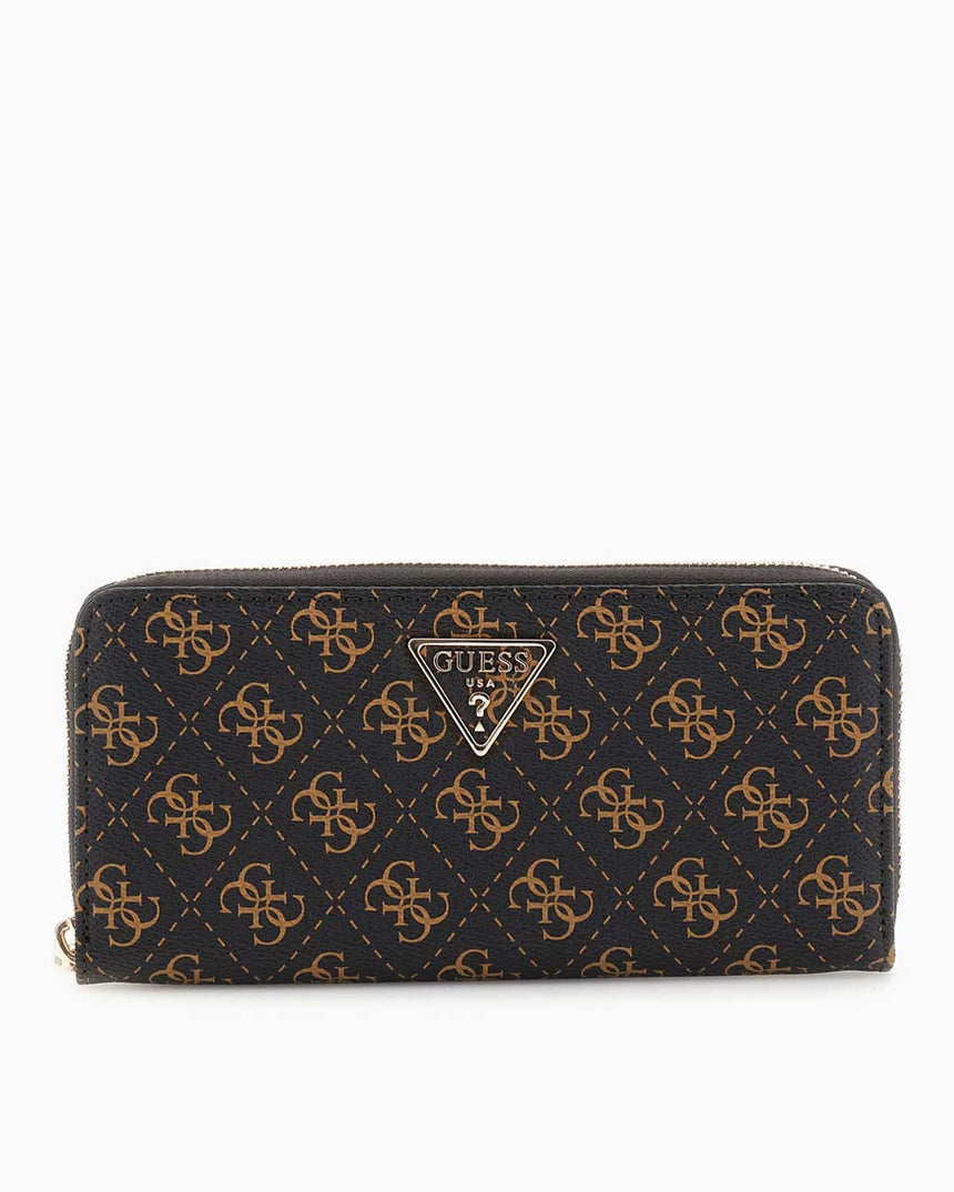 Guess Laurel Slg Large Logolu Cüzdan Brown Logo