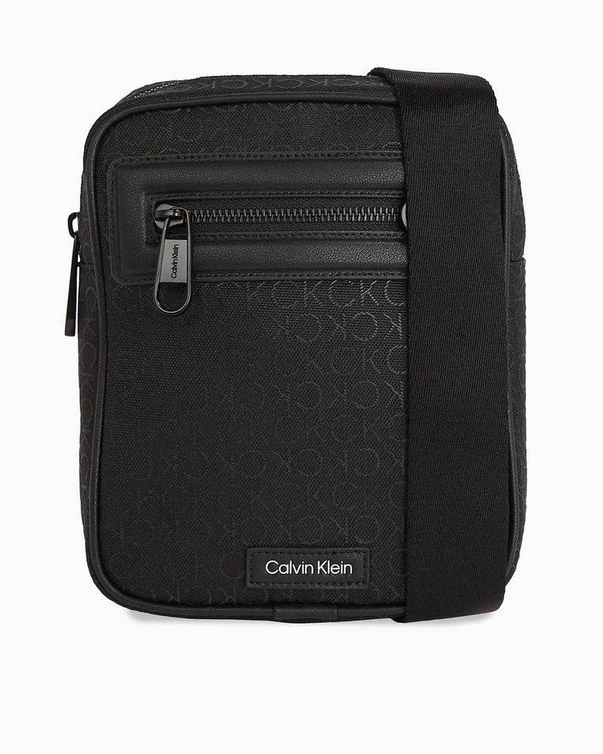 Calvin Klein Elevated Reporter Çapraz Askılı Çanta Black Mono
