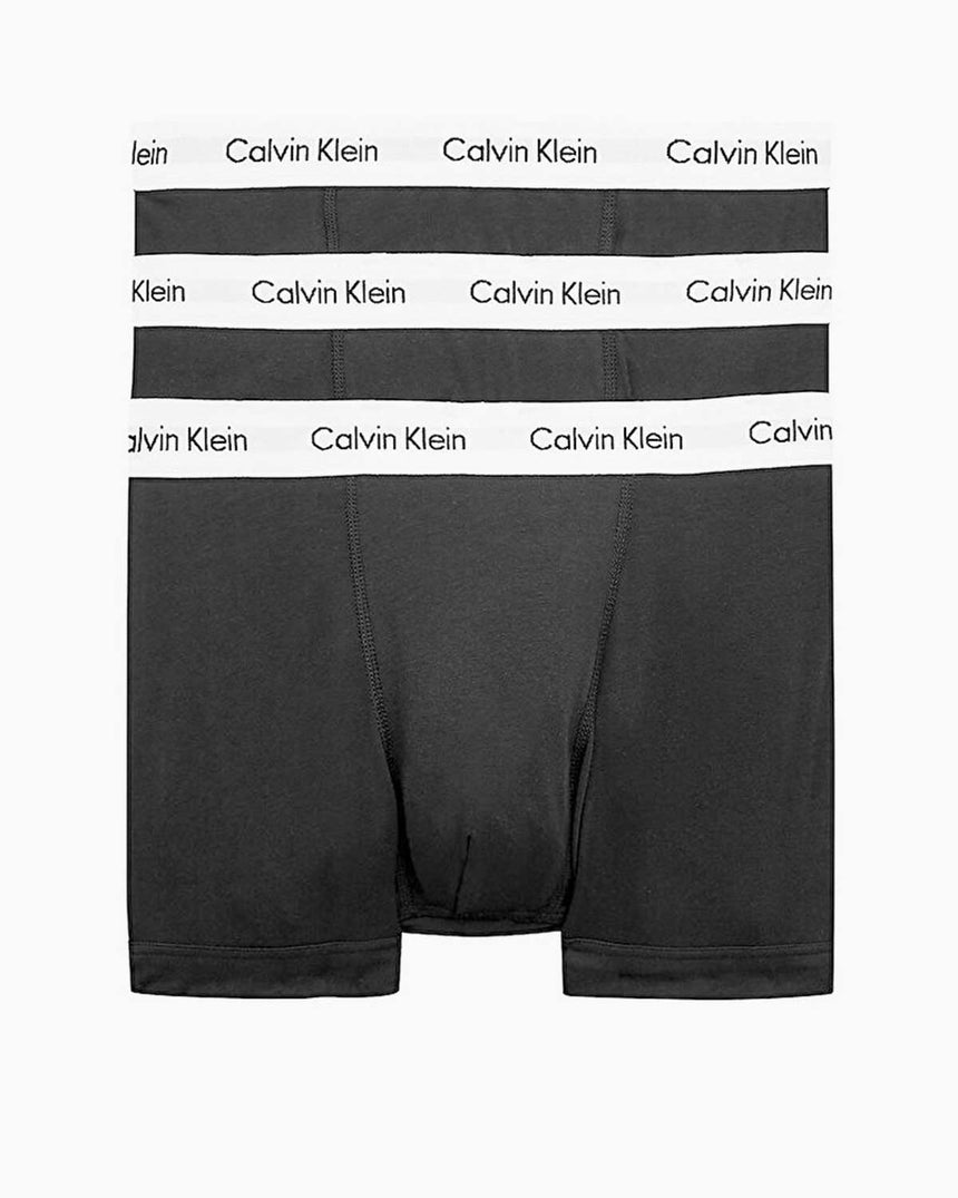 Calvin Klein Trunk 3Pk Underwear Bottoms Boxer Black/Black