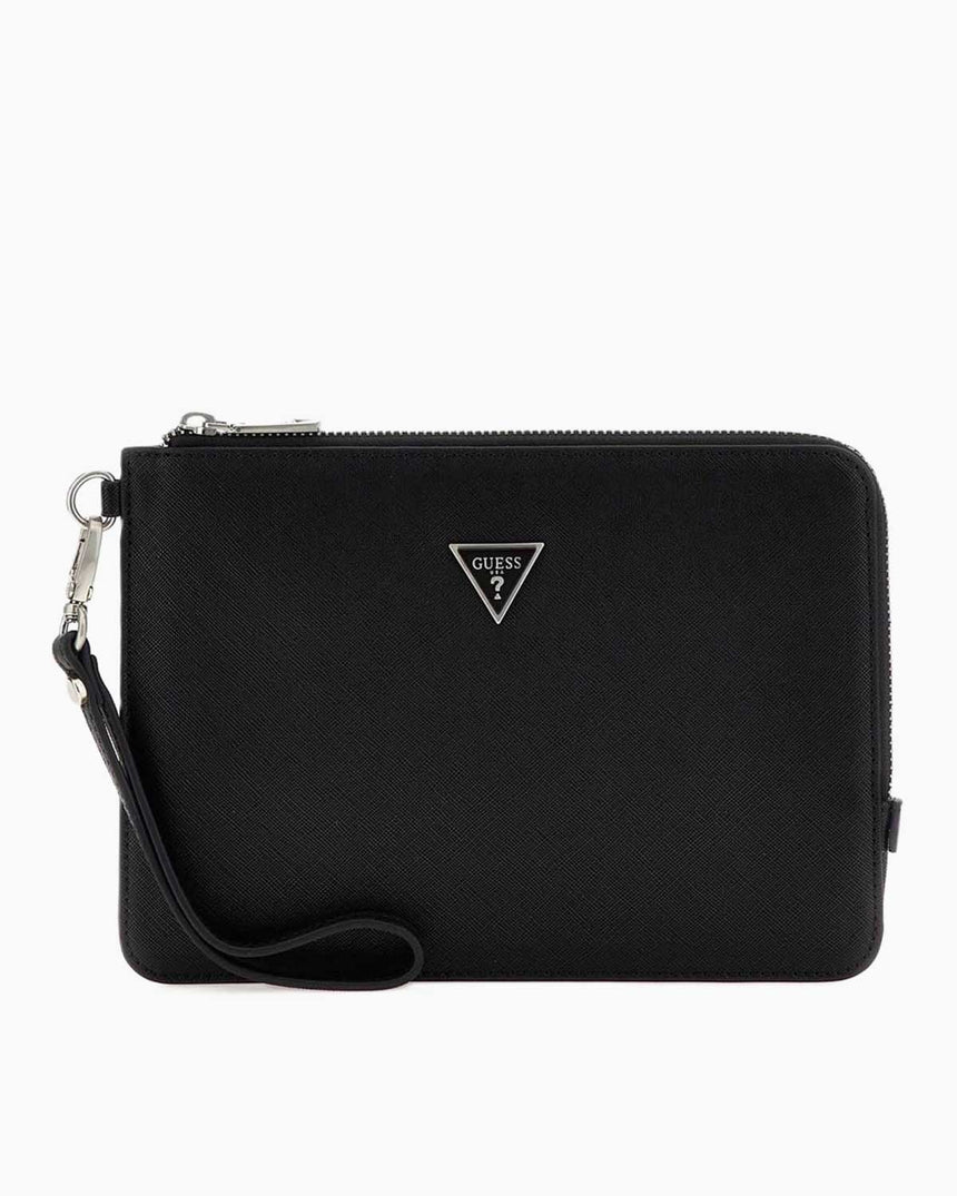 Guess Torino Clutch Portföy Çanta Black