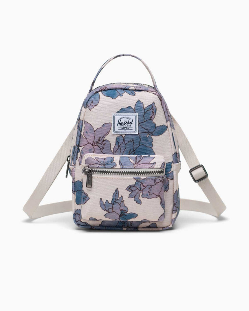 Herschel Nova Crossbody Çapraz Askılı Çanta Moonbeam Floral Waves