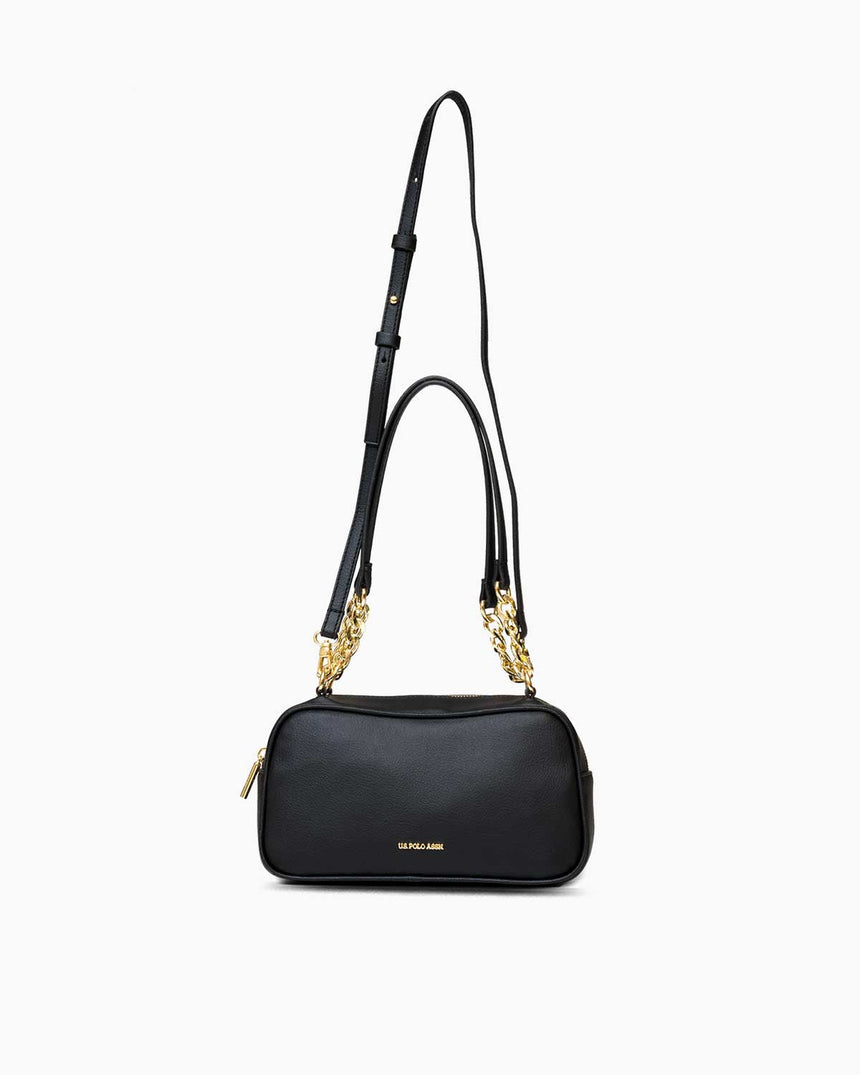 Us Polo Assn Zincir Detaylı Omuz Çantası Siyah