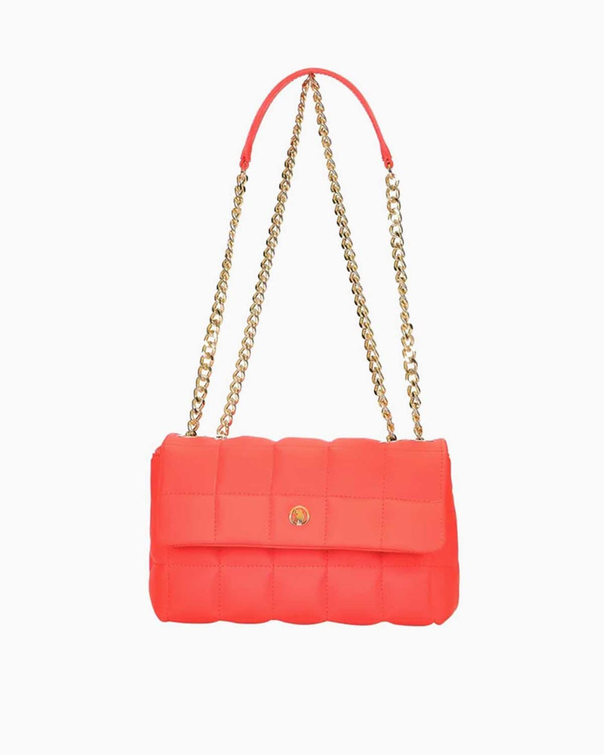 Us Polo Assn Zincir Detaylı Omuz Çantası Nar Çiçeği