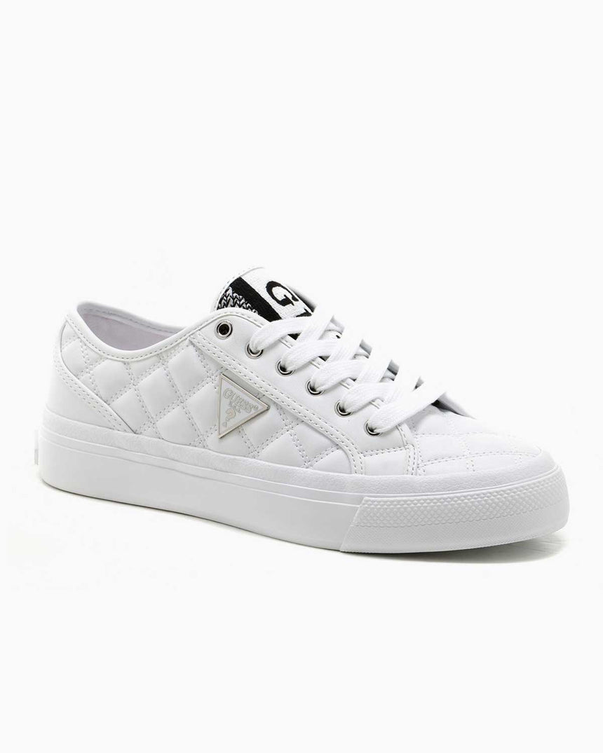 Guess Kapitone Bağcıklı Sneaker White
