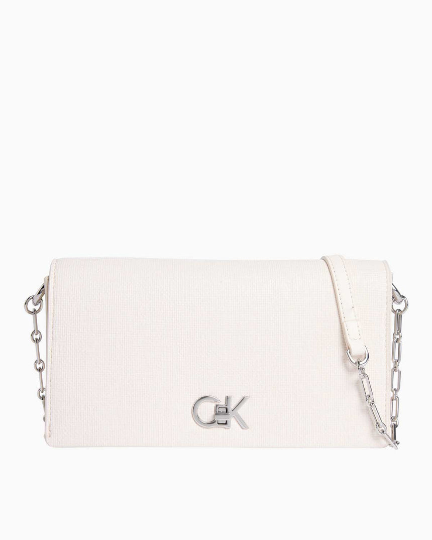 Calvin Klein Mini Chain Çapraz Askılı Çanta Chalk