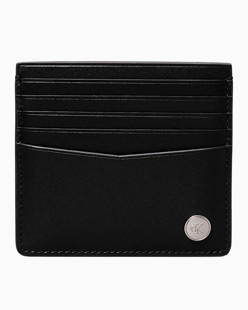 Calvin Klein Hardware 10 Bölmeli Erkek Kartlık Black