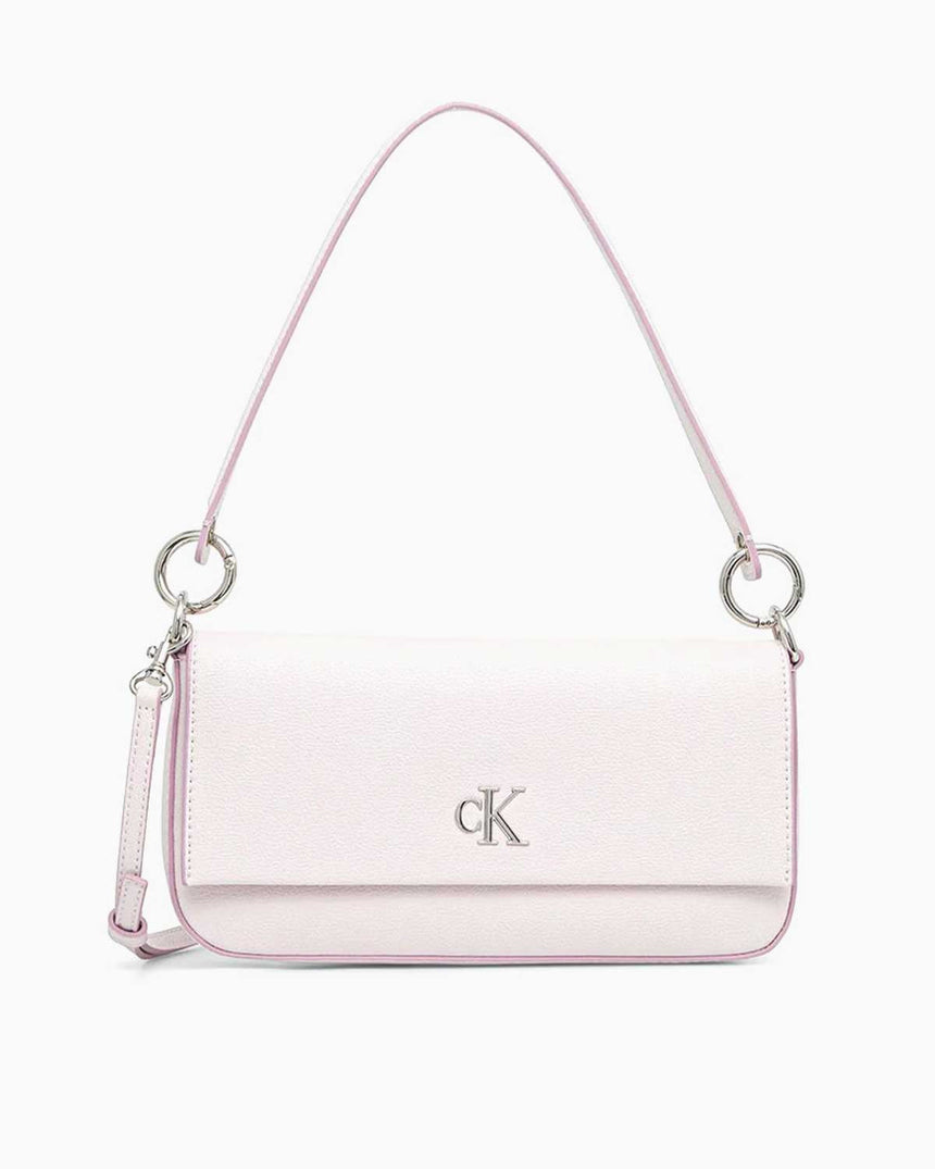 Calvin Klein Minimal Monogramlı Kadın Omuz Çantası Orchid Ice