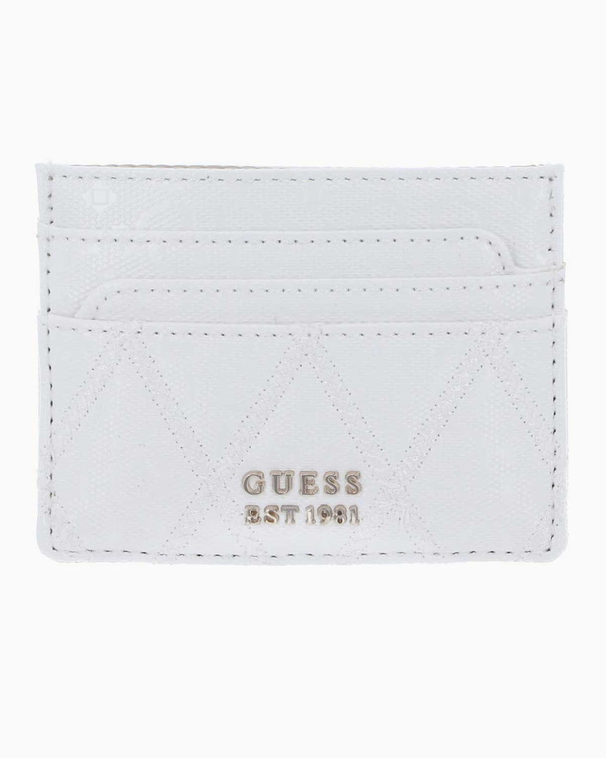Guess Metal Logolu Kartlık White