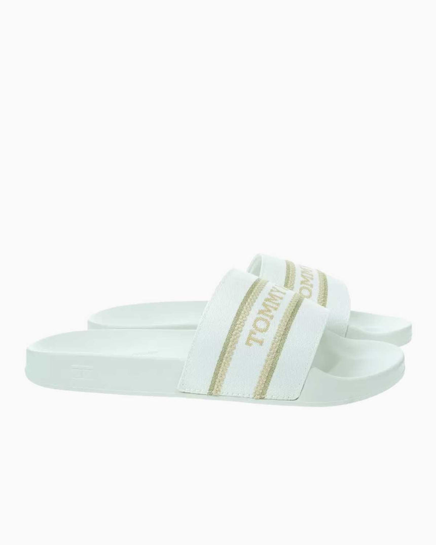 Tommy Hilfiger Poolside Flip Flops Terlik Ecru