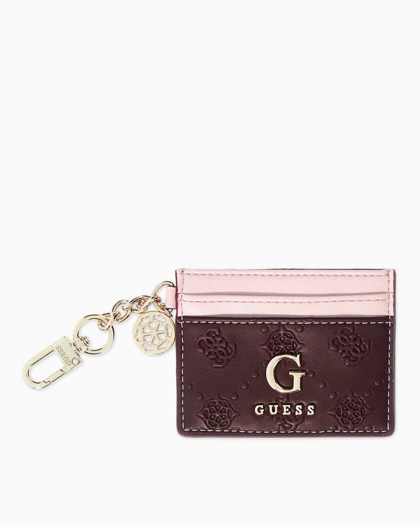 Guess Access Kadın Kartlık Detaylı Cüzdan Wine