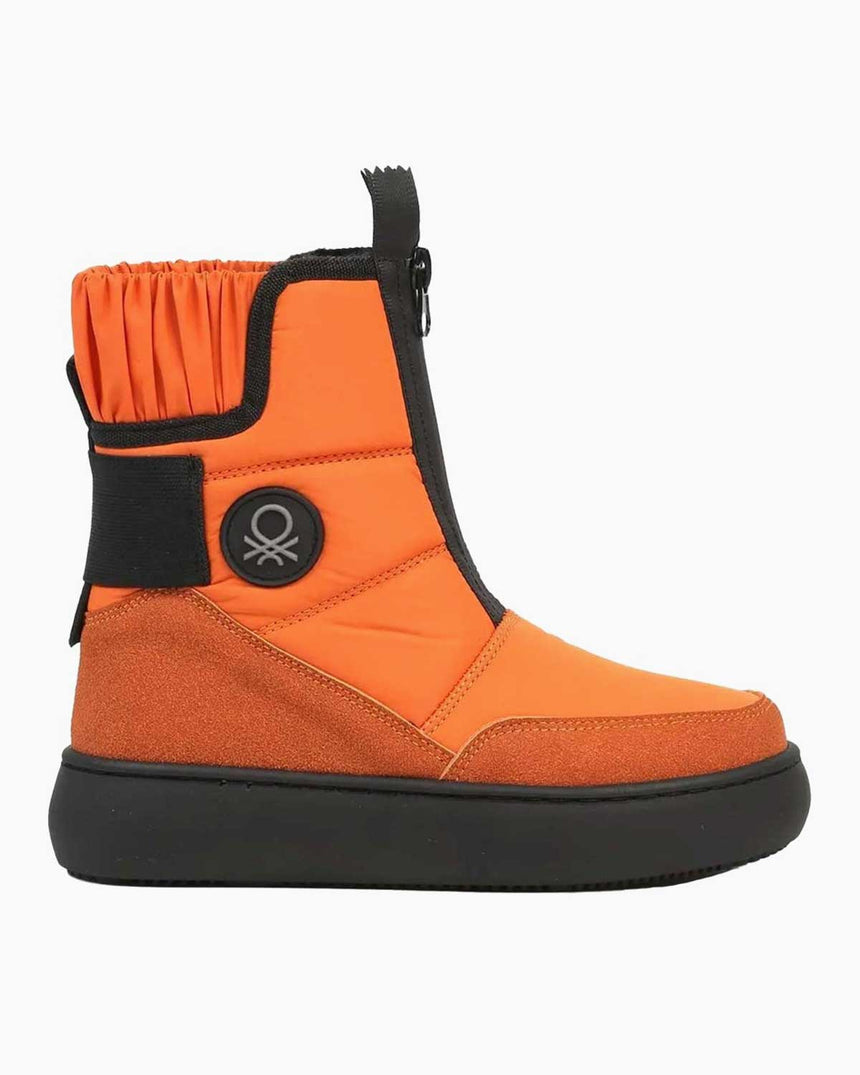 Benetton Suni Deri Bot Turuncu