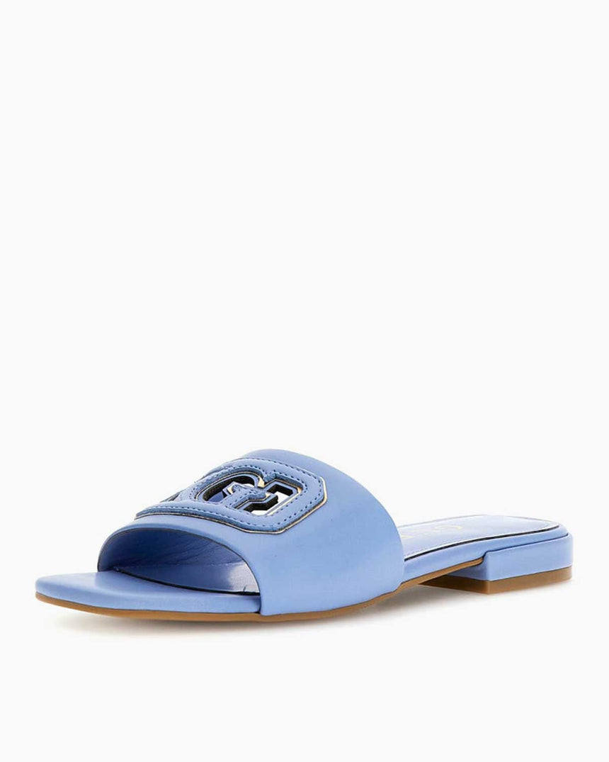 Guess Tarisha Logolu Terlik Blue