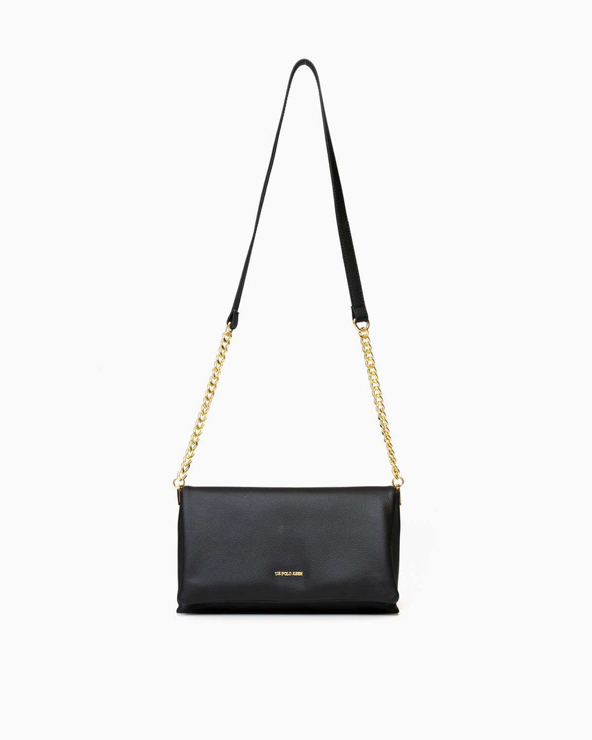 Us Polo Assn Zincir Detaylı Çapraz Askılı Çanta Siyah